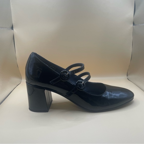 Black Patent Leather Jonak Paris Mary Jane Shoes Size 40 - Picture 3 of 11